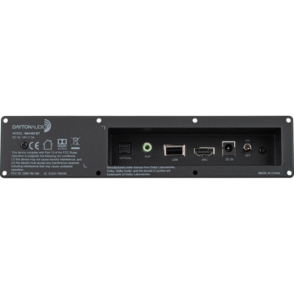 Main product image for Dayton Audio SBA302-BT Sound Bar Amplifier Kit with BT and IR Remote300-880